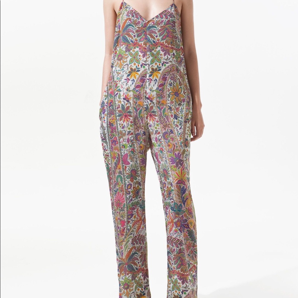 Zara paisley jumpsuit